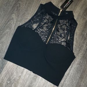 Fashion Nova Tops - Black Lace Bustier Top Fashion Nova Tops - Black Lace Bustier Top